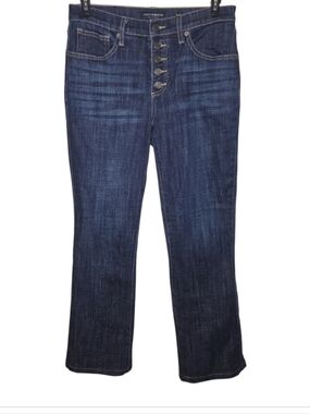 Lucky Brand Ava Mid Rise Button Fly Boot Cut Dark Wash Jeans Size 8/29